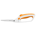 Fiskars Easy Action Fabric Scissors, Stainless Steel Blades for Precision Cuts, Spring-Assited Bent Handle