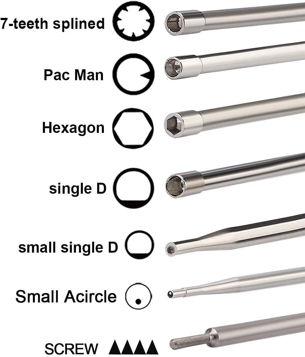 Hippotech Pack of 14 Carburetor Adjustment Tool with Screw Outer-Hexagon Scredrivers for 2-Cycle Small Engine for Poulan for Husqvarna for STIHL for Echo Trimmer Chainsaw