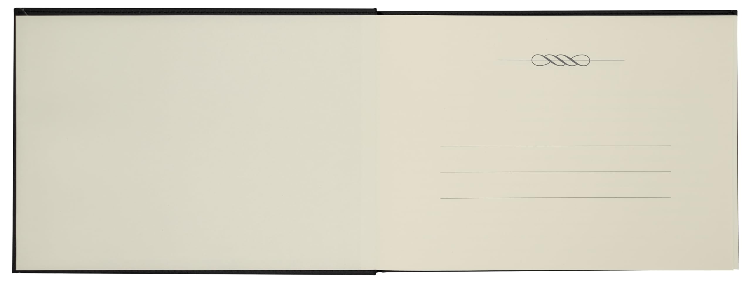 Winnable Guest & Visitor Book, 7 x 10 Inches, 100 Pages, Quill Emblem, Black