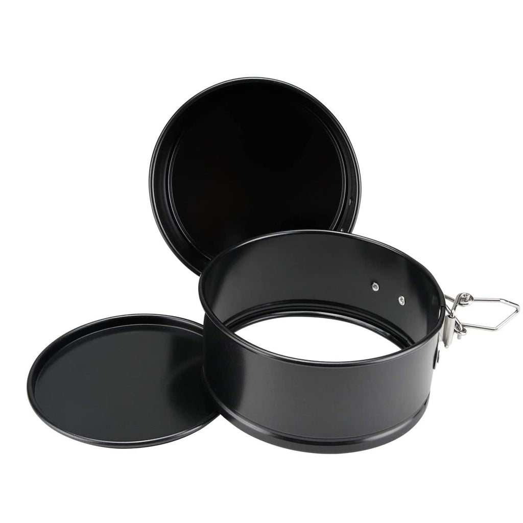 4 inch Springform Pan Set, Chetexus Mini Springform Pan Small Spring Form Nonstick Cheesecake Pan with Removable Bottom for Mini Cheesecakes, Pizzas and Quiches