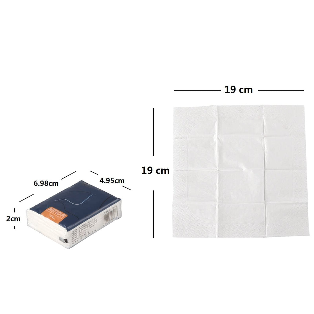 Jekiyo Mini Size Pocket Tissue 120 Packs, 4 Ply Soft Facial Tissues