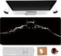 31.5x11.8 Inch BAT Shadow Non-Slip Rubber Stitched Edges Extended Large Gaming Mouse Pad Office Keyboard Mouse Mat
