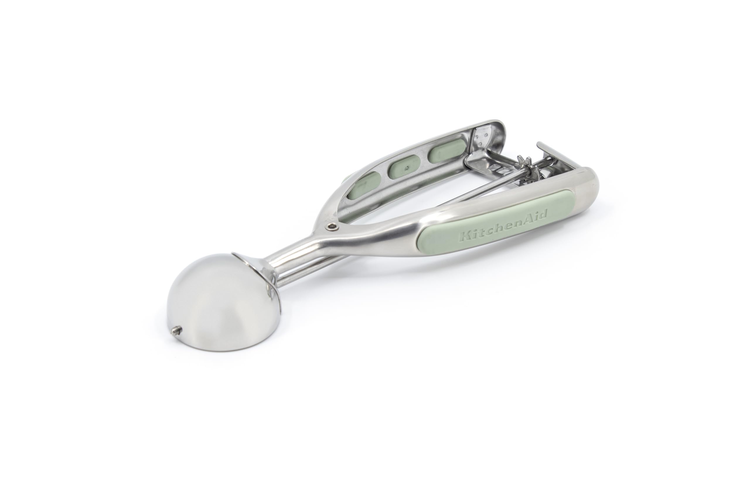 KitchenAid - Cookie Scoop, Stainless Steel Cookie Dough Scoop with Easy Release & Soft Grip Handle (Pistachio)