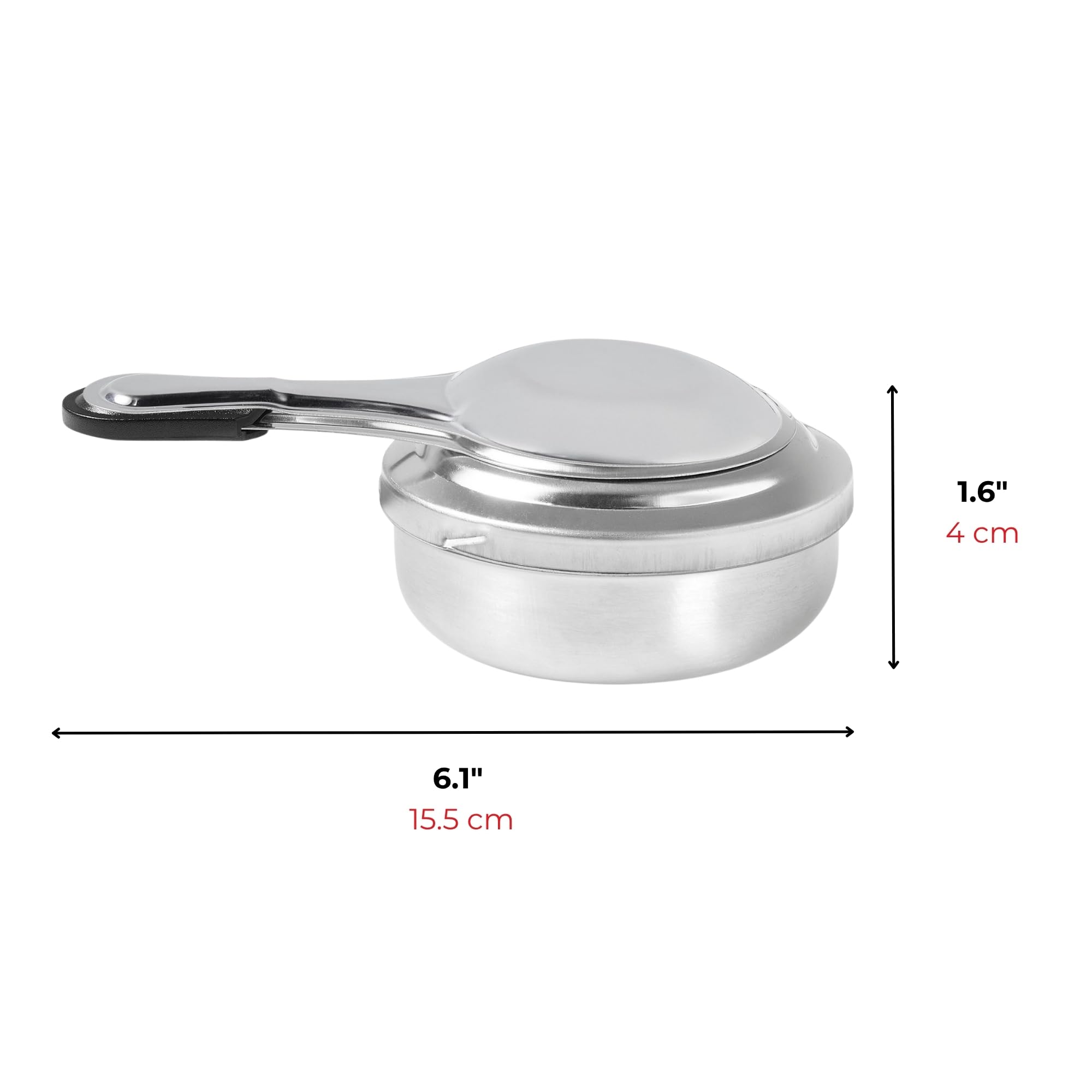 Starfrit Set of 2 Stainless Steel Fondue Adjustable Safety Burner - Stainless Steel