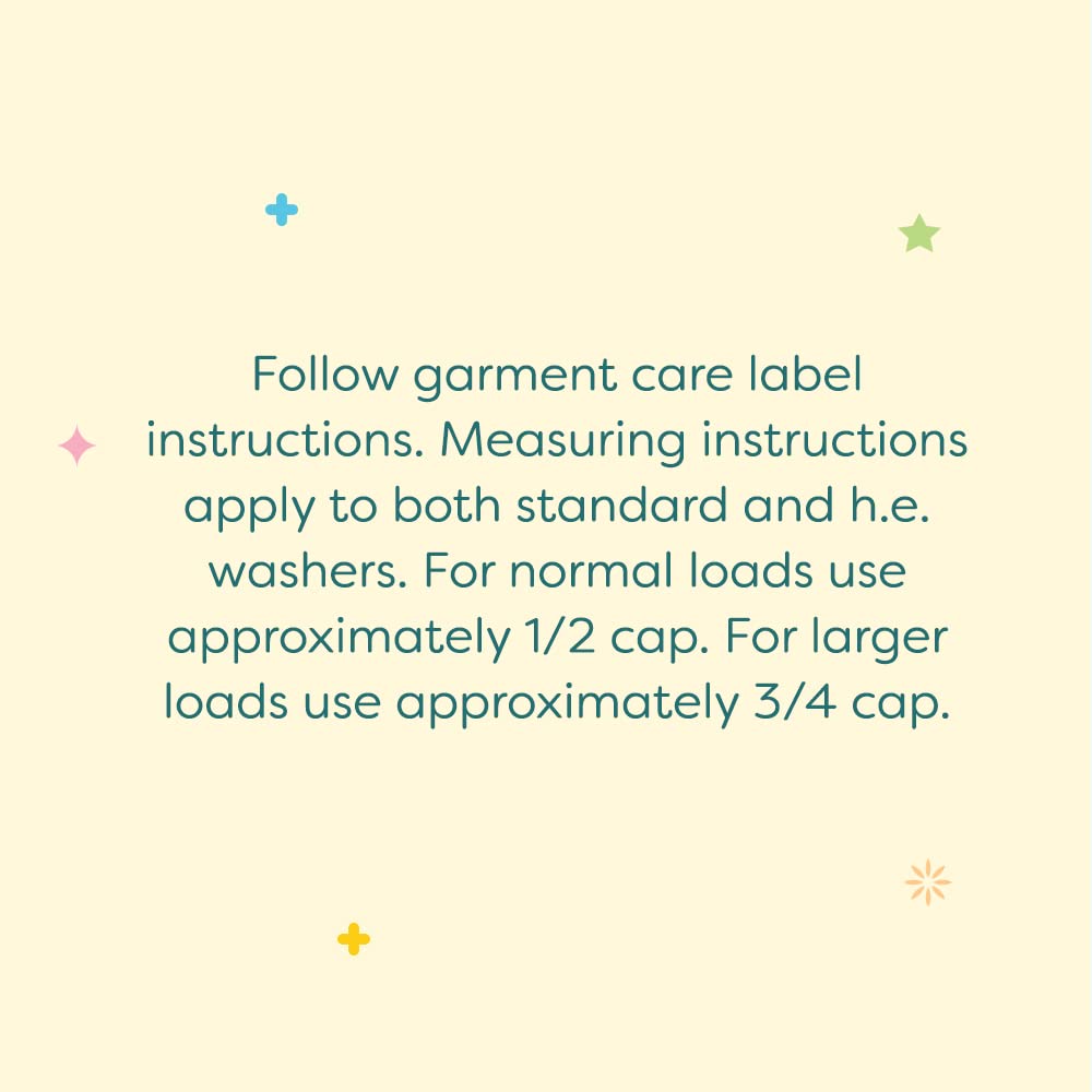 Babyganics Fragrance-Free Baby Laundry Detergent, Simple Ingredients for Gentle Care, Formulated for Delicate Fabrics & Skin, Dye Free, 1.77 Liter, Packaging May Vary