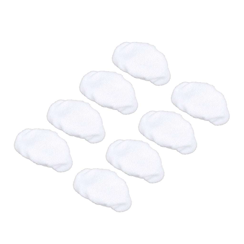 8-Pack Universal Steam Mop Pads - Reusable Microfiber Cloths for Handheld Steam Cleaners, Compatible with Black & Decker, Euroflex, Vapamore & More, Machine Washable