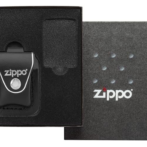 Zippo Leather Pouch w/Loop,Blk. (LPLBK)