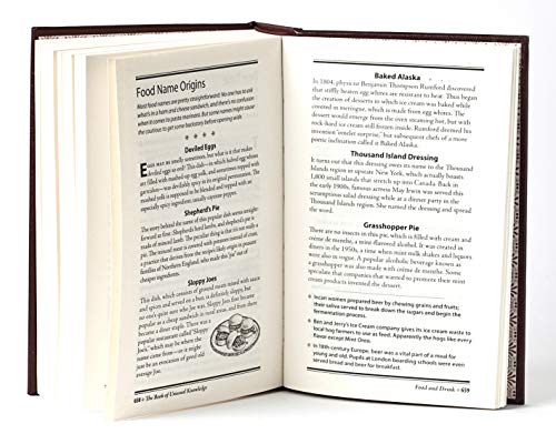 The Book of Unusual Knowledge: Big Book of Fascinating Facts & Information | Hardcover Gift for Trivia Buffs, Curious Minds, Adults, Dad & Knowledge Seekers