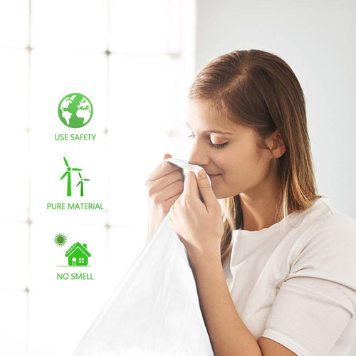 30 Liter 200 Counts Strong Unscented Medium Trash Bags,Fit 8 Gallon Garbage Bags by Teivio, 30L Thick Bathroom Can Bin Liners,Plastic Bags for Home Office Kitchen, Fit 7,8,9,10 Gal Wastebasket, Clear