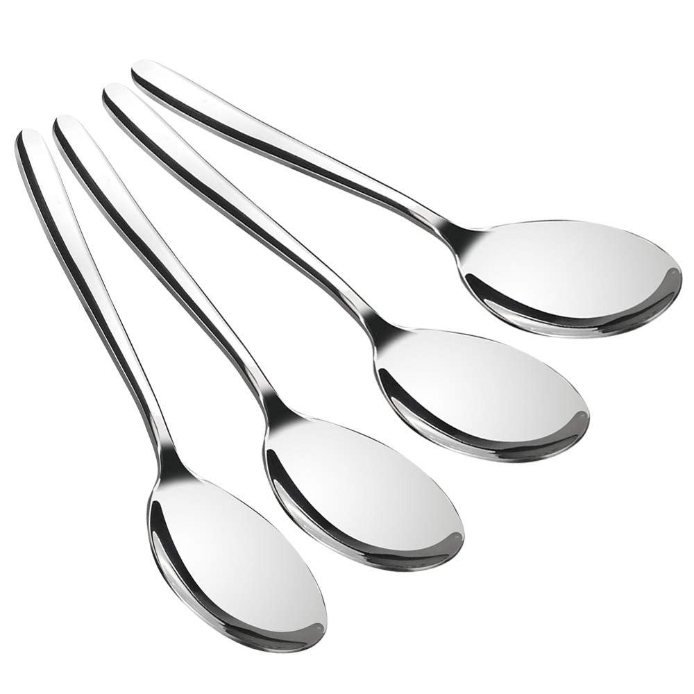 Kekow 8-Piece Stainless Steel Buffet Serving Spoons, Large Serving Spoons
