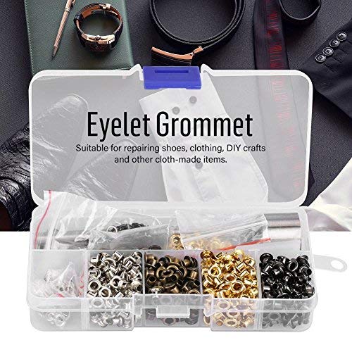 Eyelet Grommet Set Washers Fastener for Leather Craft Clothes Sewing Accessories with 3pcs Handwork Tools Set(3mmx420pcs)