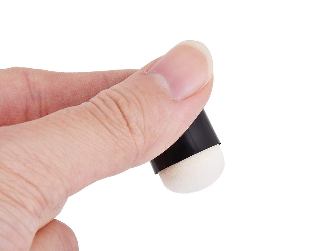 DS. DISTINCTIVE STYLE 40 Pieces Finger Sponge Dauber with Storage Case Craft Daubers for Chalk Ink Painting Card Making