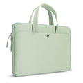 MicaYoung 15.6 Inch Laptop Case Carrying Bag Sleeve Cover, Waterproof Soft Small Briefcase for 15 15.6 16 inch Acer Asus Dell HP Thinkpad Chromebook Computer Notebook, Green
