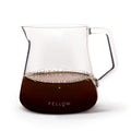 Fellow Mighty Small Glass Serving Carafe for Coffee, Clear 5mm Borosilicate Glass, 10 oz/300mL Capacity, No-Drip Spout, Sturdy Handl