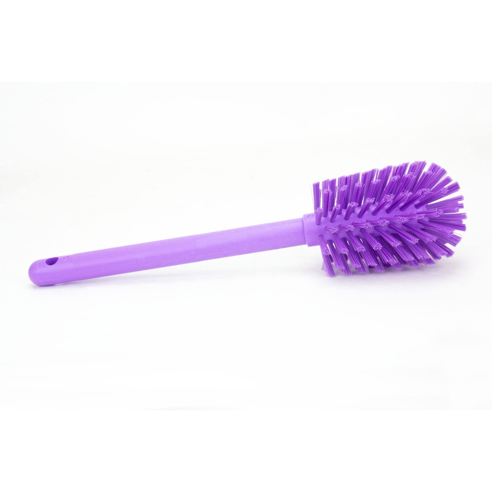 SPARTA Large Water Bottle Brush Ideal for Wide-Mouth Jars, Bottles and Tumblers, Dishwashing Tool with Handle for Home and Commercial Kitchens, Plastic, 12 Inches, Purple