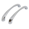 uxcell 1 Pair 145mm Hole Center Zinc Alloy Door Handle Back to Back Polished