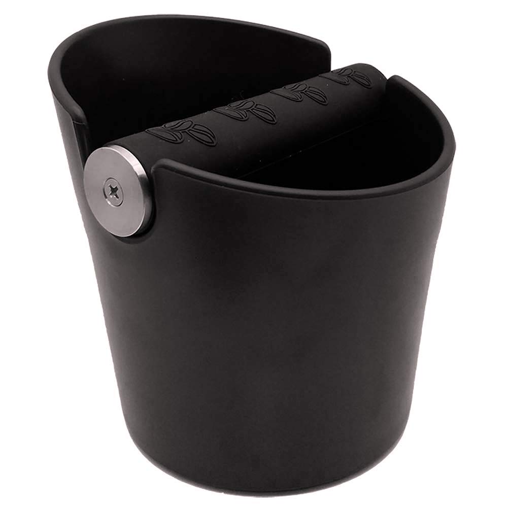 HOMEE Coffee Knock Box, 4.8in Barista Style Espresso Grounds Knock Box with Removable Heavy-Duty Knock Bar and Shock-Absorbent Durable and Non-Slip Base for Espresso Maker Accessories