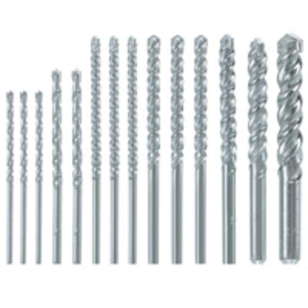 Bosch BM5000 Fast Spiral Masonry Set, 14-Piece,Silver