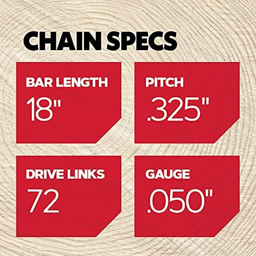 Oregon M72 18-Inch SpeedCut Chainsaw Chain - Fits Husqvarna and Jonsered