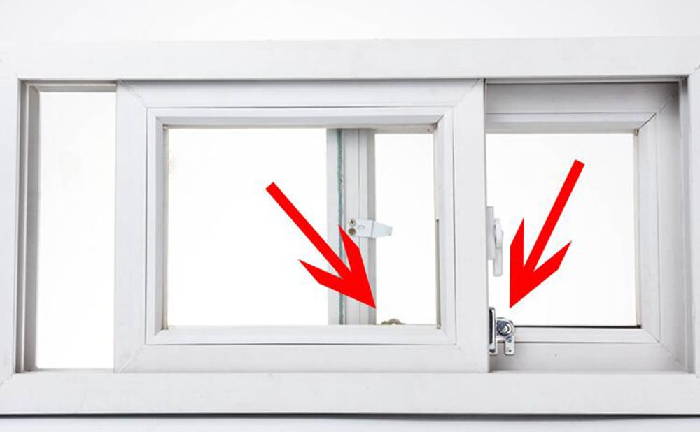 1PCS/lot Sliding Window Lock Child Safety Protection Lock Anti-Theft Door Lock Push/Pull Window Limit Locks