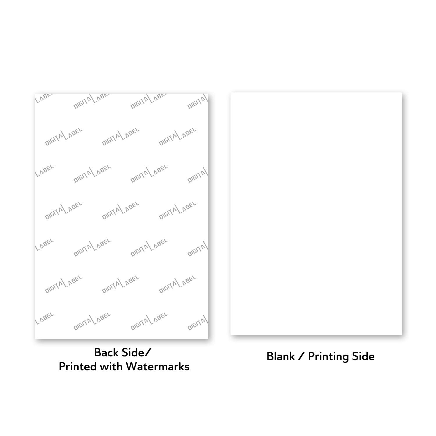Koala Clear Sticker Paper for Inkjet Printer - Waterproof Clear Printable Vinyl Sticker Paper - 8.5x11 Inch 50 Sheets Transparent Glossy Sticker Paper for DIY Personalized Stickers, Labels, Decals