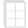 3-1/3" x 4" Shipping Address Labels 600 Label Stickers Paper for Laser/Inkjet Printer 6 per Page Printable Mailing Labels, FBA Box Labels - Matte, 100 Sheets