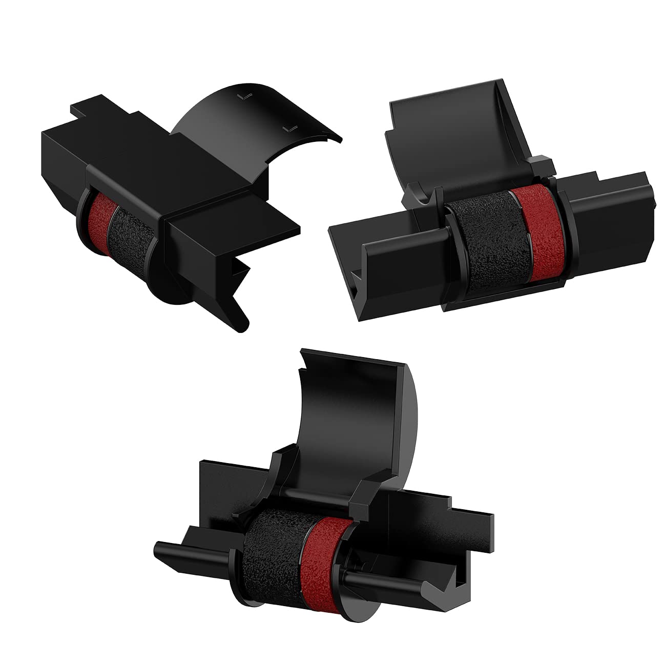BOEDCN 10 Pack Compatible IR40t Calculator Ink Roller Replacement for Casio hr-100tm Ink Ribbon Compatible with Casio HR-100TM HR-150TM HR-170RC Canon P23-dhv Sharp EL-1801V, Individually Sealed, B/R