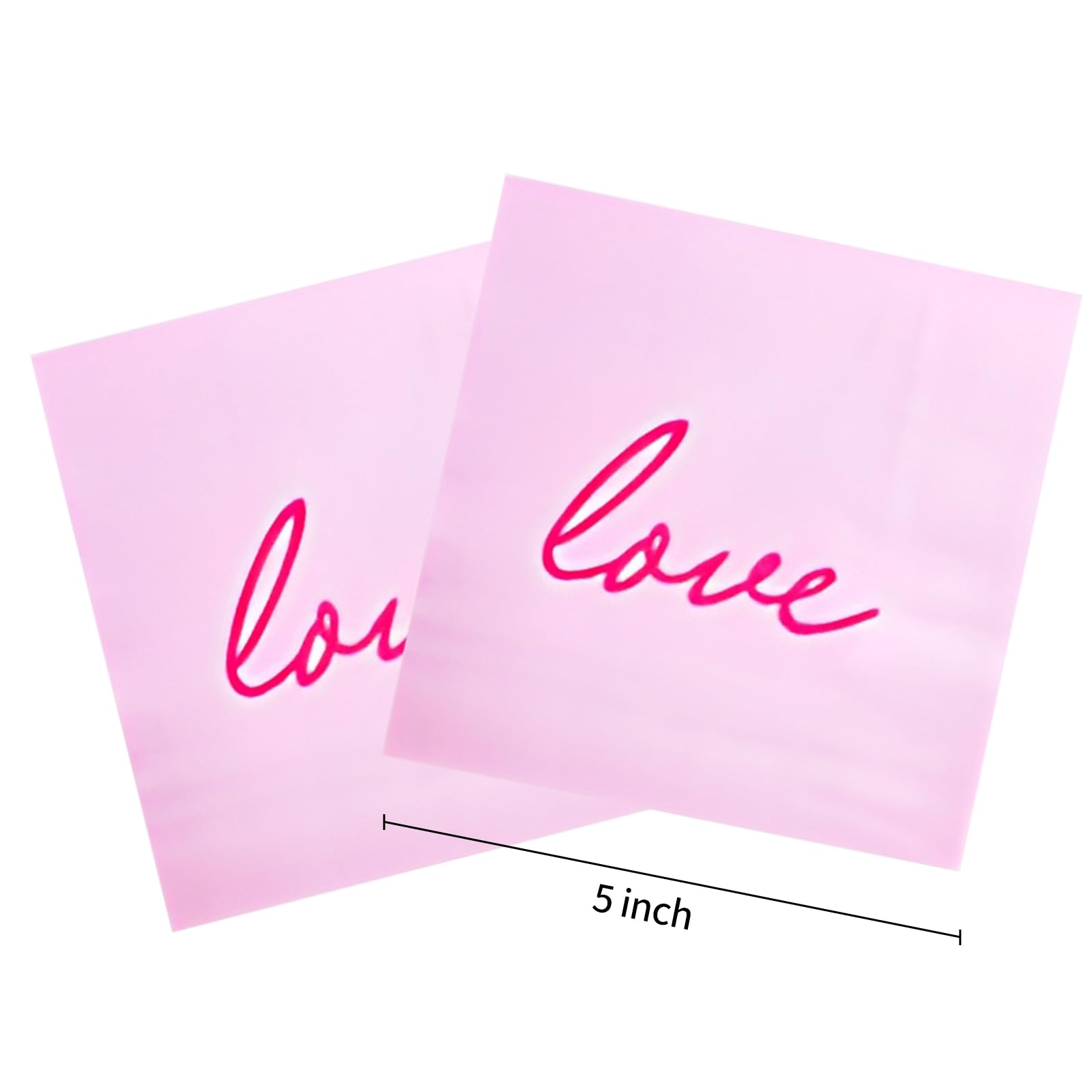 Dulousia Pink Heart Shaped Party Tableware - Disposable Wedding Engagement Paper Plates Cups Napkins, Valentine’s Day, Baby Shower, Mother’s Day Tableware, Marry Me LOVE Themed Party Supply 68pcs