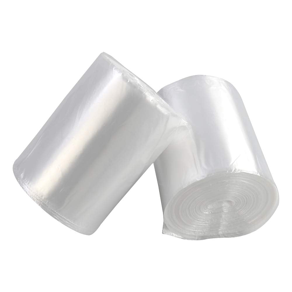 Ortodayes 3 Gallon Clear Trash Bags, 2 Rolls/200 Bags
