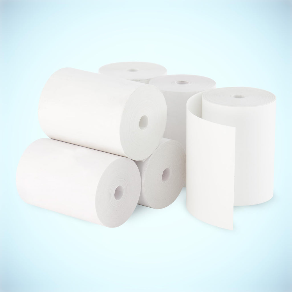 ReceiptPaperPro 2 1/4” x 72 ft Coreless Thermal Paper Receipt Rolls fits Poynt C Smart Terminal V3 and Cash Register POS Credit Terminals, 25 Rolls/Case