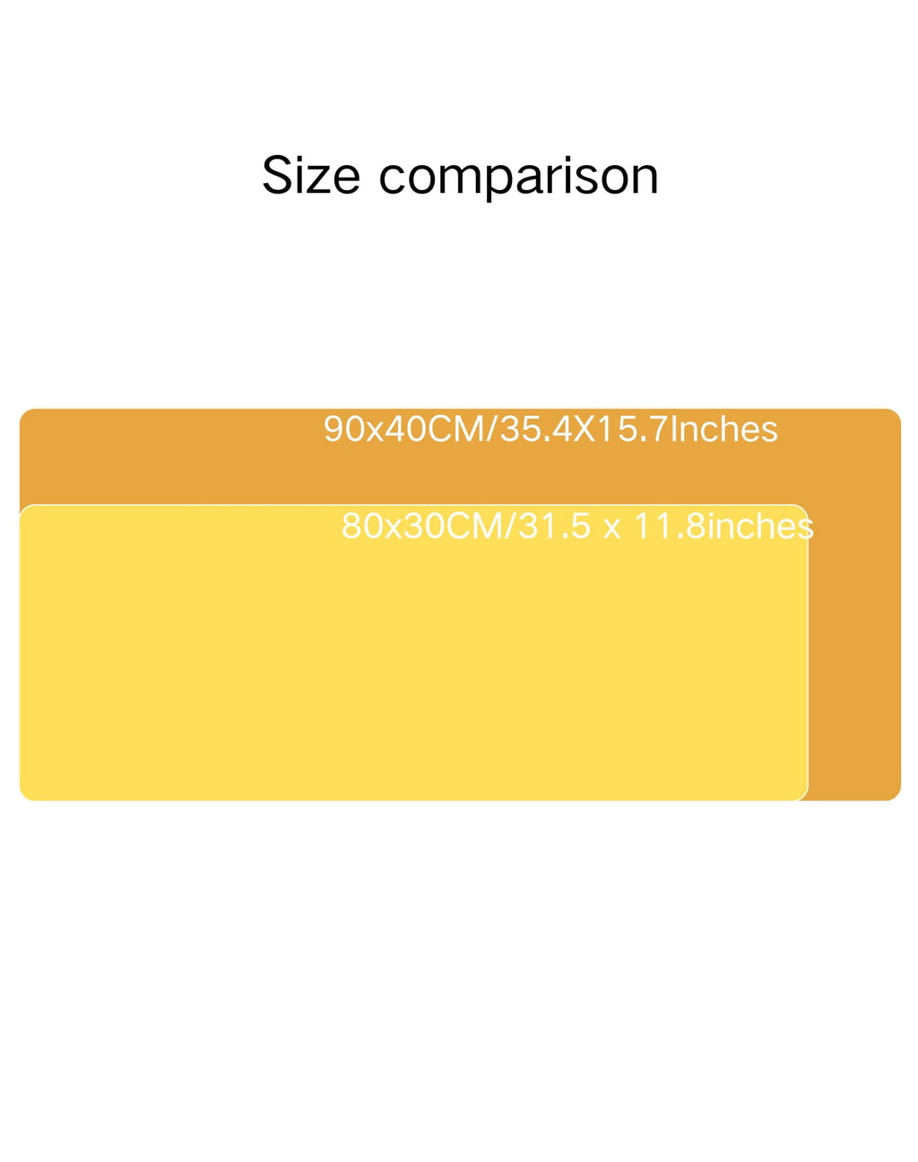 TOMAIDA Mouse Pad, Large Mouse Pad 90 X 40CM (35.4X15.7Inches) Mousepad Big Desk Mat with Non-Slip Rubber Base Keyboard Pad for Gaming and Office-Black