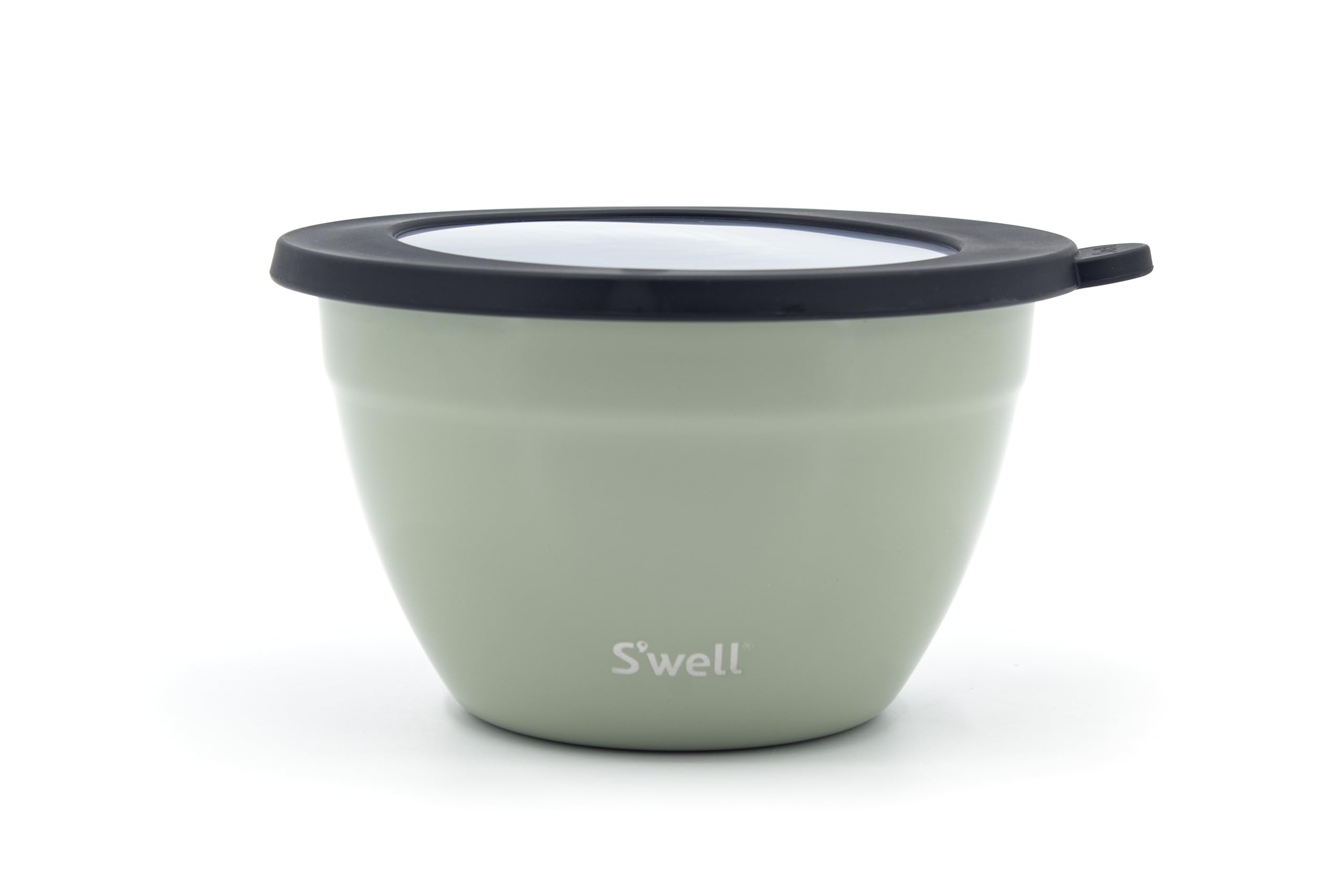 S’Well - Stainless Steel Salad Bowl Kit, Leakproof Lunch Bowl with Removable Tray and 2 oz Mini Canister, Meal Prep Food Container & Dishwasher Safe (64 oz, Mountain Sage)
