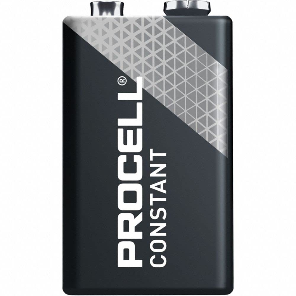 Procell Alkaline Constant Power 9V, Pack of 12