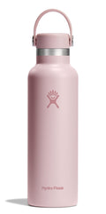 Hydro Flask 21 Oz Stainless Steel Standard Mouth Water Bottle with Flex Cap and Double-Wall Vacuum Insulation, Trillium