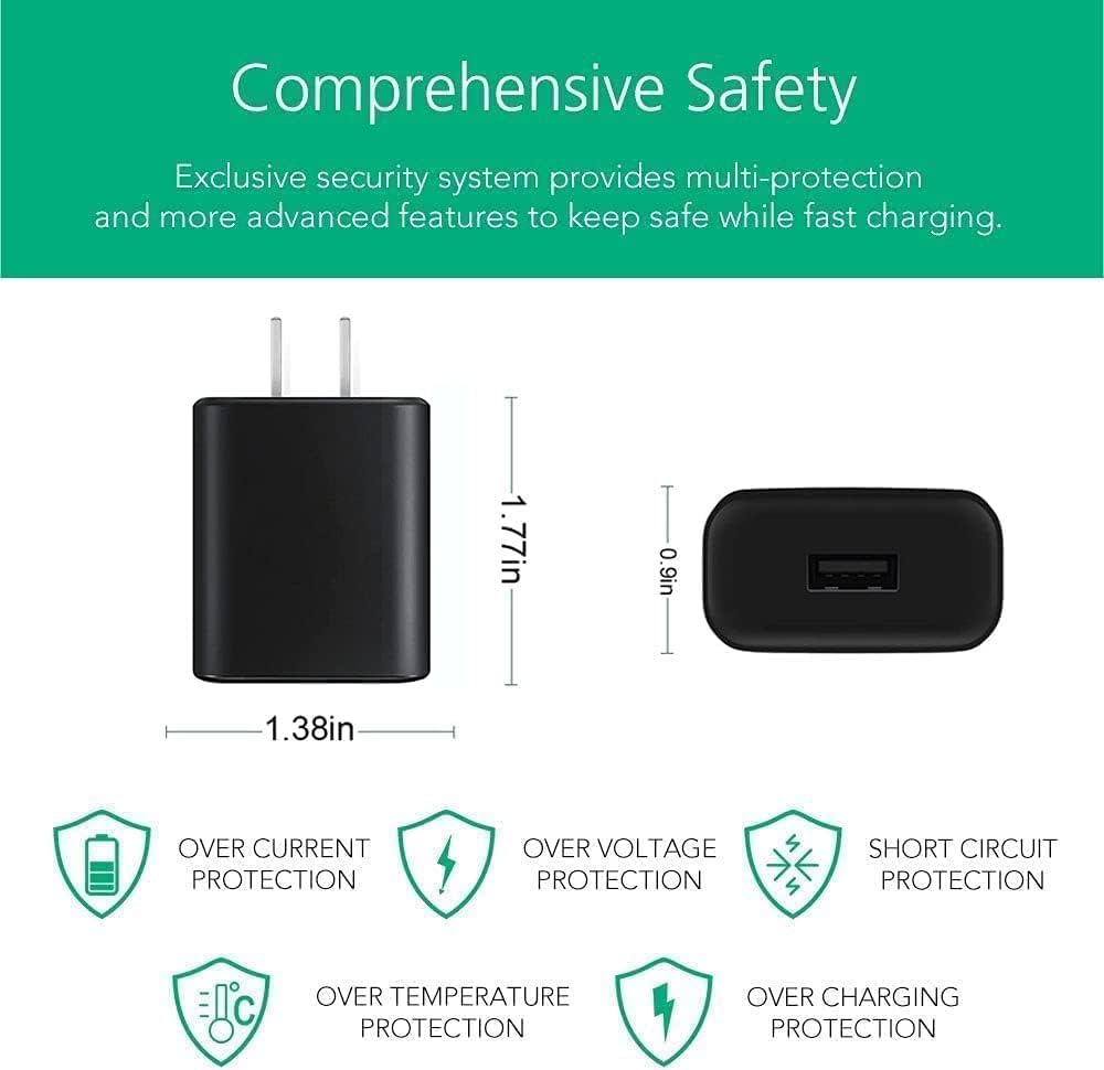 USB C Charger Fire 7 Tablet Cable for Fire 7, HD 10, HD 8 (2019, 2020, 2021, 2022 Release, 9th, 10th, 11th, 12th Generation) Kids Pro Plus Gen Tablet Charging Cord Adapter Replacement (5ft)