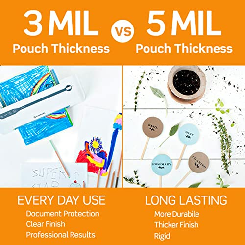 Scotch Thermal Laminating Pouches, 8.9 x 11.4-Inches, 3 mil thick, 50-Pack (TP3854-50)
