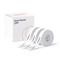 NIIMBOT Label Maker Tape for D11/D110/D101 Label Maker, 12 x 30 mm (0.47'' x 1.18''), 3Rolls for Home Office Labeling Tape Replacement, White