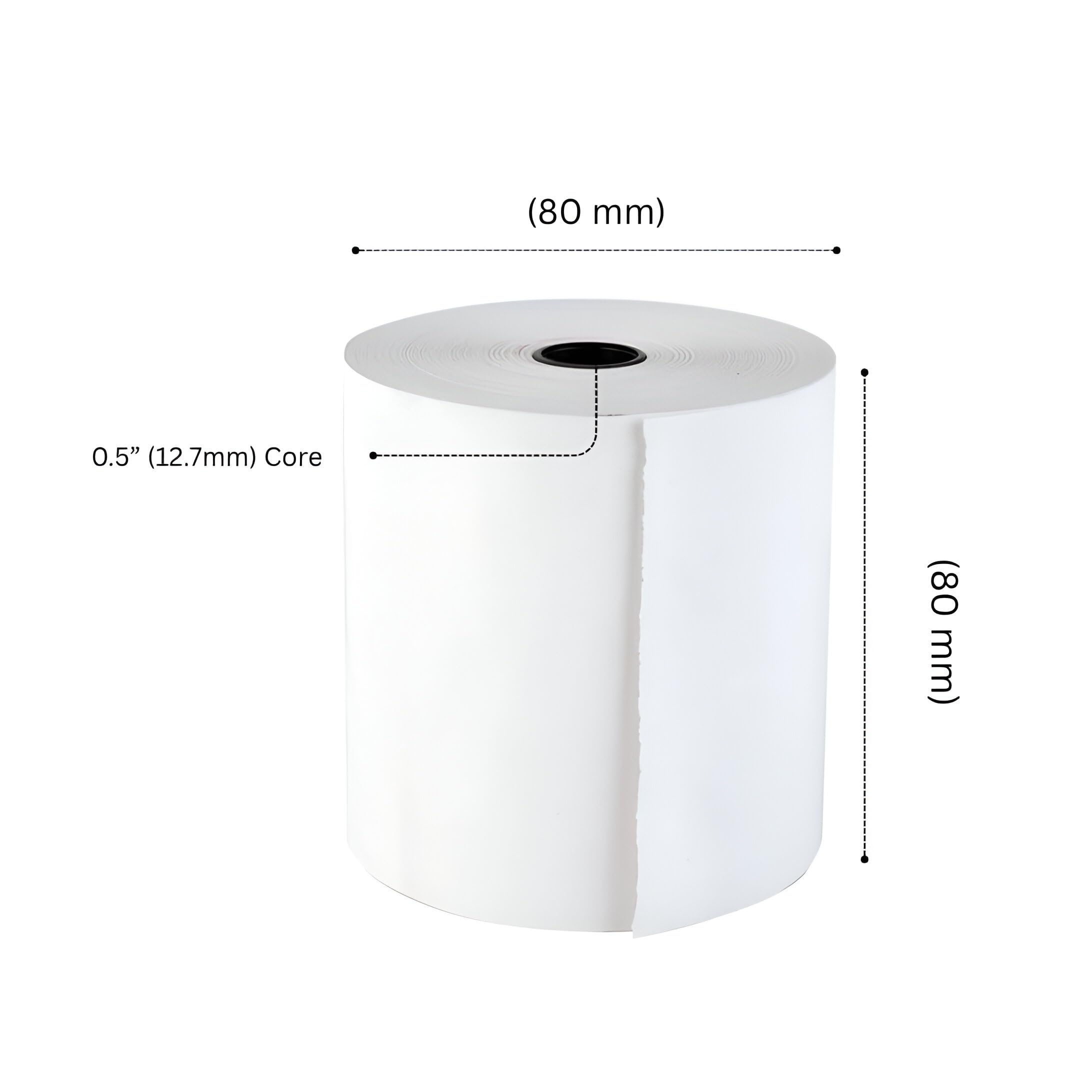 (10 Rolls) 3 1/8" x 230ft Thermal Paper Rolls- BPA Free 80mm, Receipt Paper Rolls for POS Systems, Cash Register, Square Terminal, Clover, Epson TM-T88V, Star TSP100III