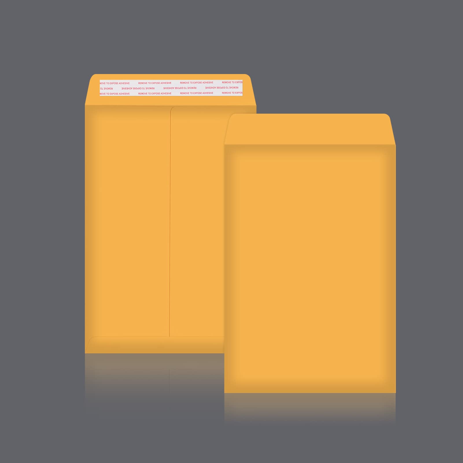 ACSTEP 100Pack Manilla Envelopes 6 x 9 Brown Kraft Catalog Envelopes Self Seal for Mailing