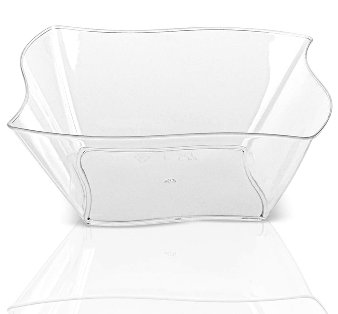 Lawei 100 pack 5 oz Mini Dessert Cups with Spoons - Mini Dessert Plates Disposable Bowls for Chocolate Desserts, Appetizers, Dessert Samplers, Dessert Shot Glasses & More