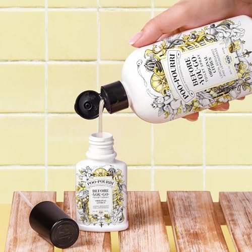 Poo-Pourri Lavender Vanilla Scent Before-You-Go Toilet Spray 4 oz Bottle, 4 Fl Oz, 4 Fl Oz