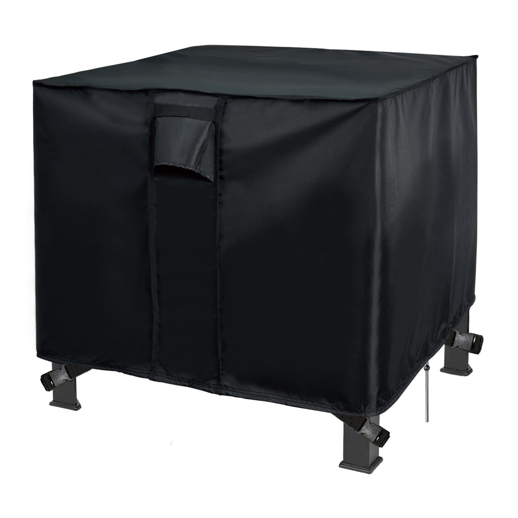 Fire Pit Cover, 28 Inch Square Fire Pit Covers Firepit Cover Waterproof Gas Fire Table Covers Outdoor Fire Pit Covers for Propane Fire Pit Patio Gas Fire Pit Cover
