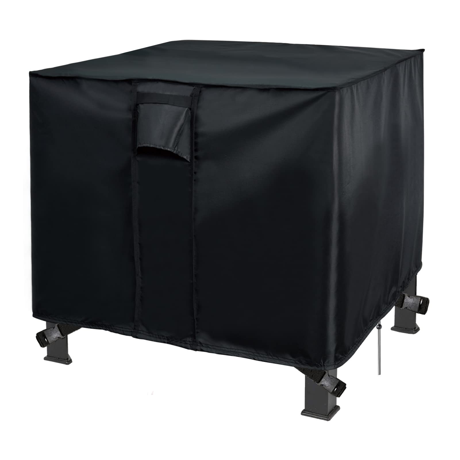 Fire Pit Cover, 28 Inch Square Fire Pit Covers Firepit Cover Waterproof Gas Fire Table Covers Outdoor Fire Pit Covers for Propane Fire Pit Patio Gas Fire Pit Cover