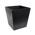 Tierra Verde 12″ x 13″ Sonata Square Planter in Slate, Made from Recycled Materials