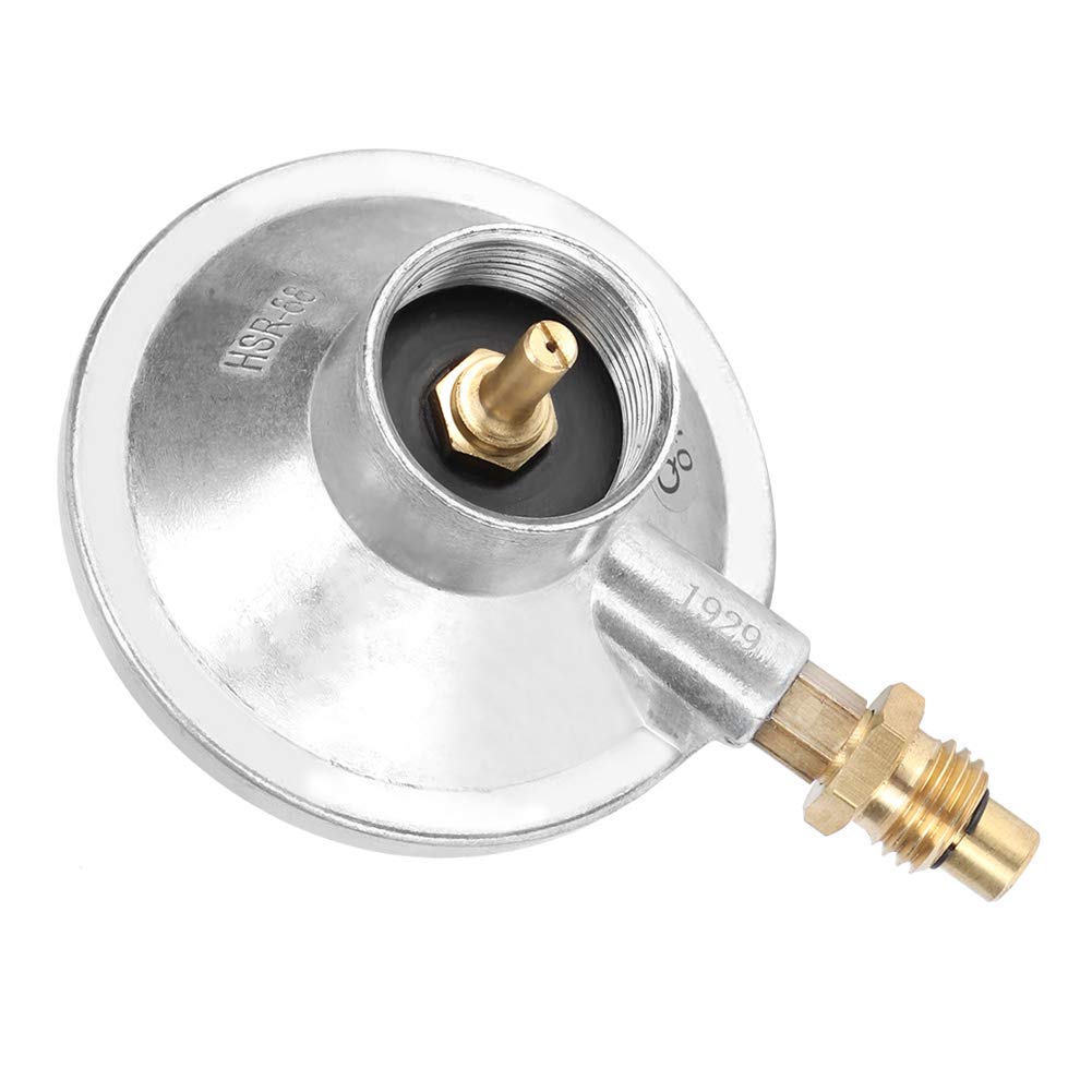 Camping Table Grill Regulator, Adjustable Pressure Regulator 1 Inch 20UNF, High-Flow BBQ Grill Control Valve for Outdoor Cooking, Portable Grilling, Campsite and RV Use