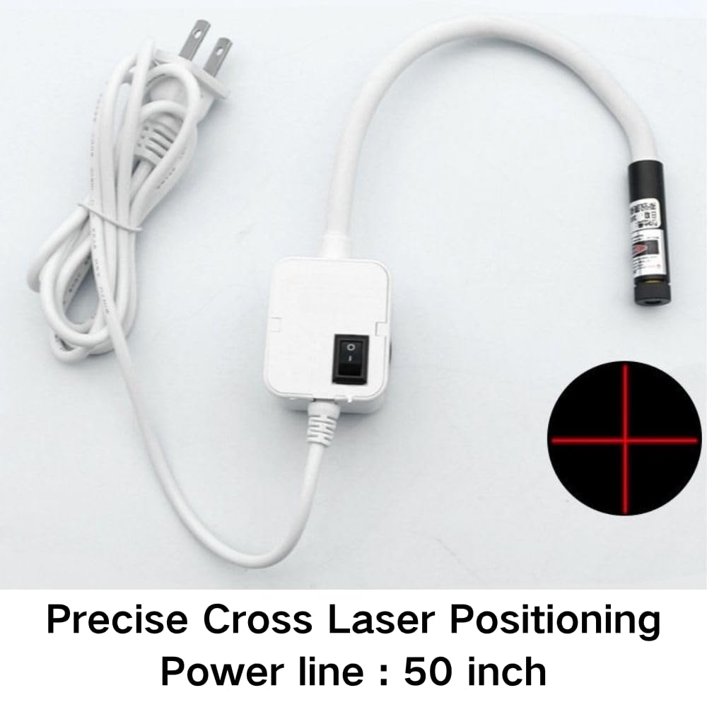 Heat Press Laser Alignment System, Laser Positioning Tool for T-Shirt & Hat Press Machine, Precise Placement for DTF, Sublimation, Perfect for T-Shirt Printing & DIY Projects