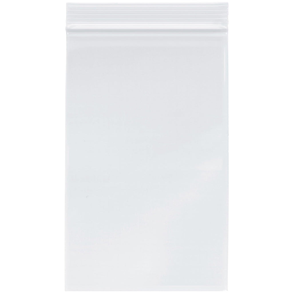 Plymor 5" x 8", 2 Mil (Pack of 100) Zipper Reclosable Plastic Bags