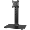 HUANUO Monitor Stand, Freestanding VESA Monitor Mount for 13″–34″ Screens up to 44 lbs, 5 Height Options, Swivel Desk Monitor Stand Riser with 360° Rotation, Tilt, 75x75mm/100x100mm VESA, HNTVS29