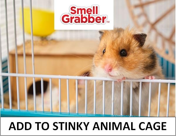 Smell Grabber Odour Eliminator (650g) eco-Friendly, Effective in Garbage Bins, Compost Pails, Bathrooms, Cat Litter, Diaper Pails & More * Buy 2 OR More Save 10% * Packaged in Canada