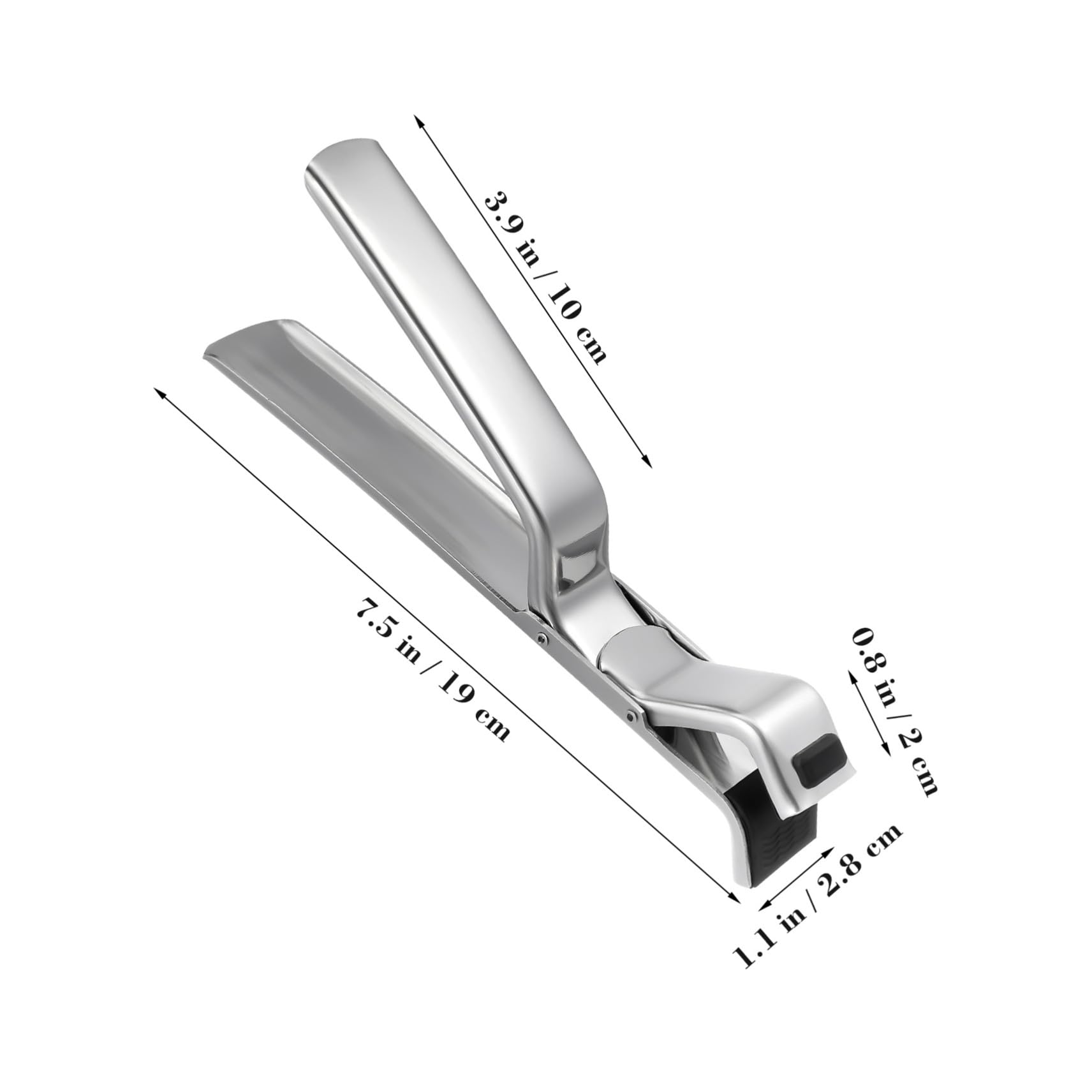 Angoily Anti-scalding Kitchen Plate Gripper Clip Stainless Steel Hot Bowl Holder with Abs Heat-Resistant